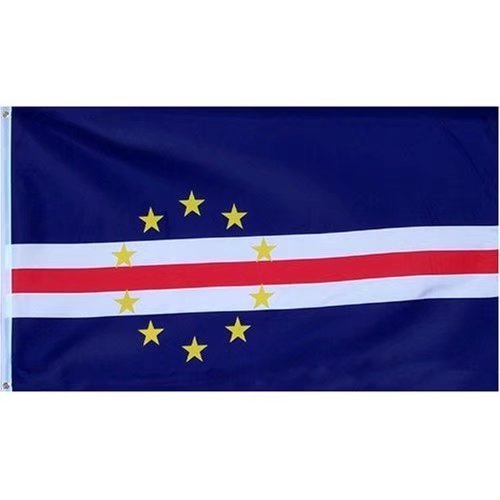 DANF Cape Verde Flag 3ftx5ft República de Cabo Verde National Flags Polyester with Brass Grommets 3x5 Foot Flag