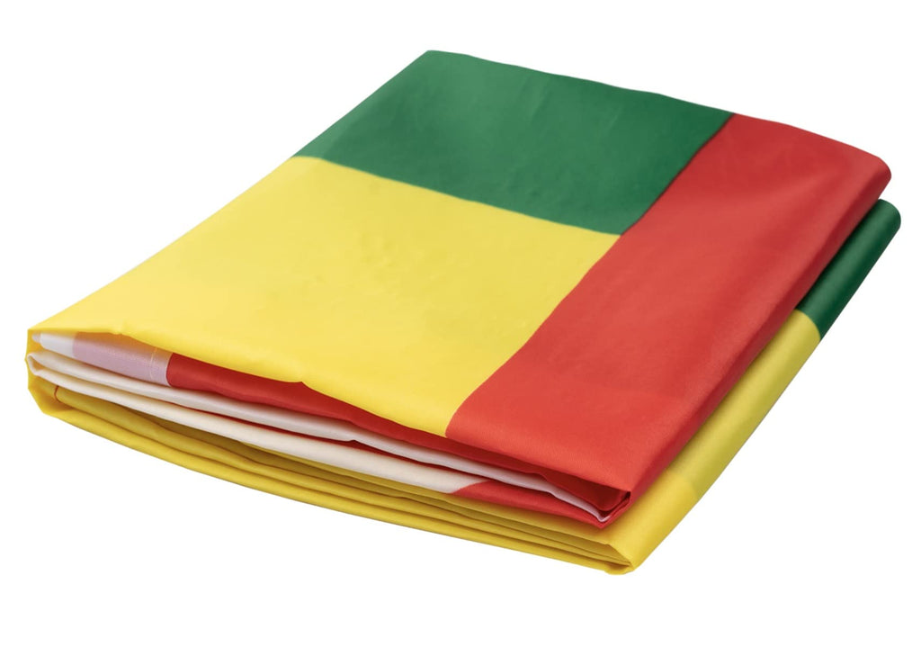 DANF FLAG Togo Flag 3x5 Foot Polyester Togolese National Flags Polyester with Brass Grommets 3 X 5 Ft