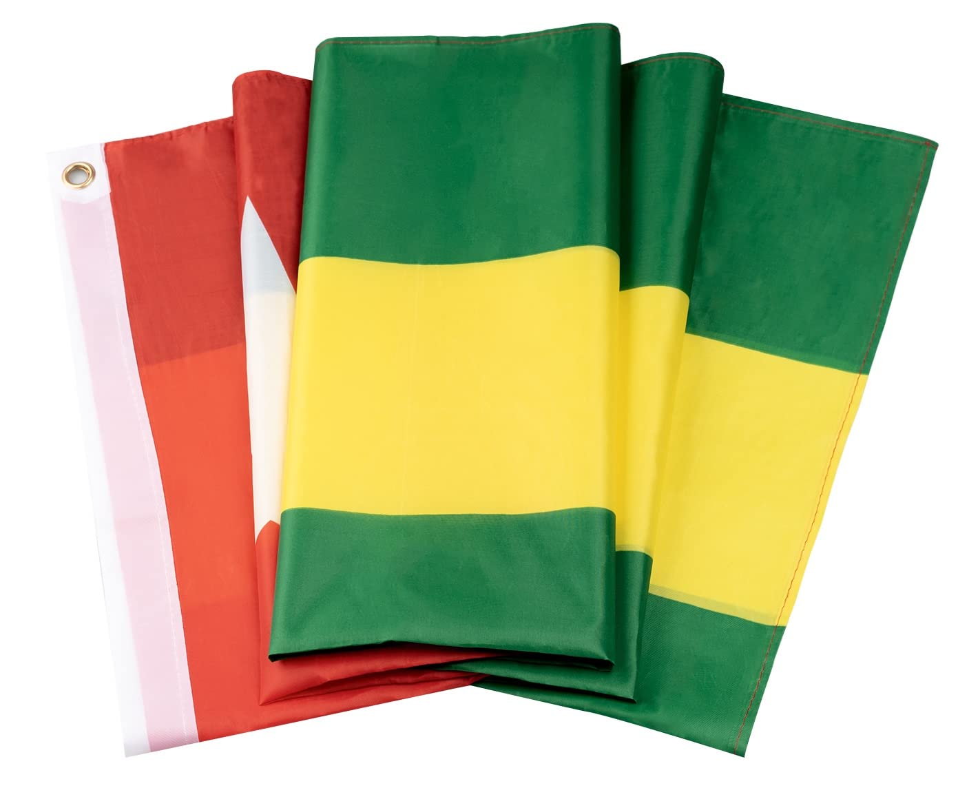 DANF FLAG Togo Flag 3x5 Foot Polyester Togolese National Flags Polyester with Brass Grommets 3 X 5 Ft