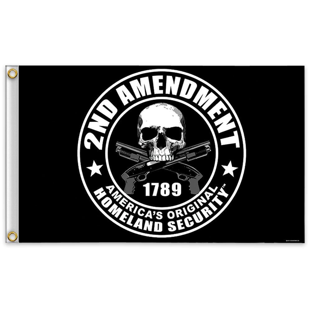 2nd Amendment America's Original Homeland Security Polyester 3 x 5 Foot Flag