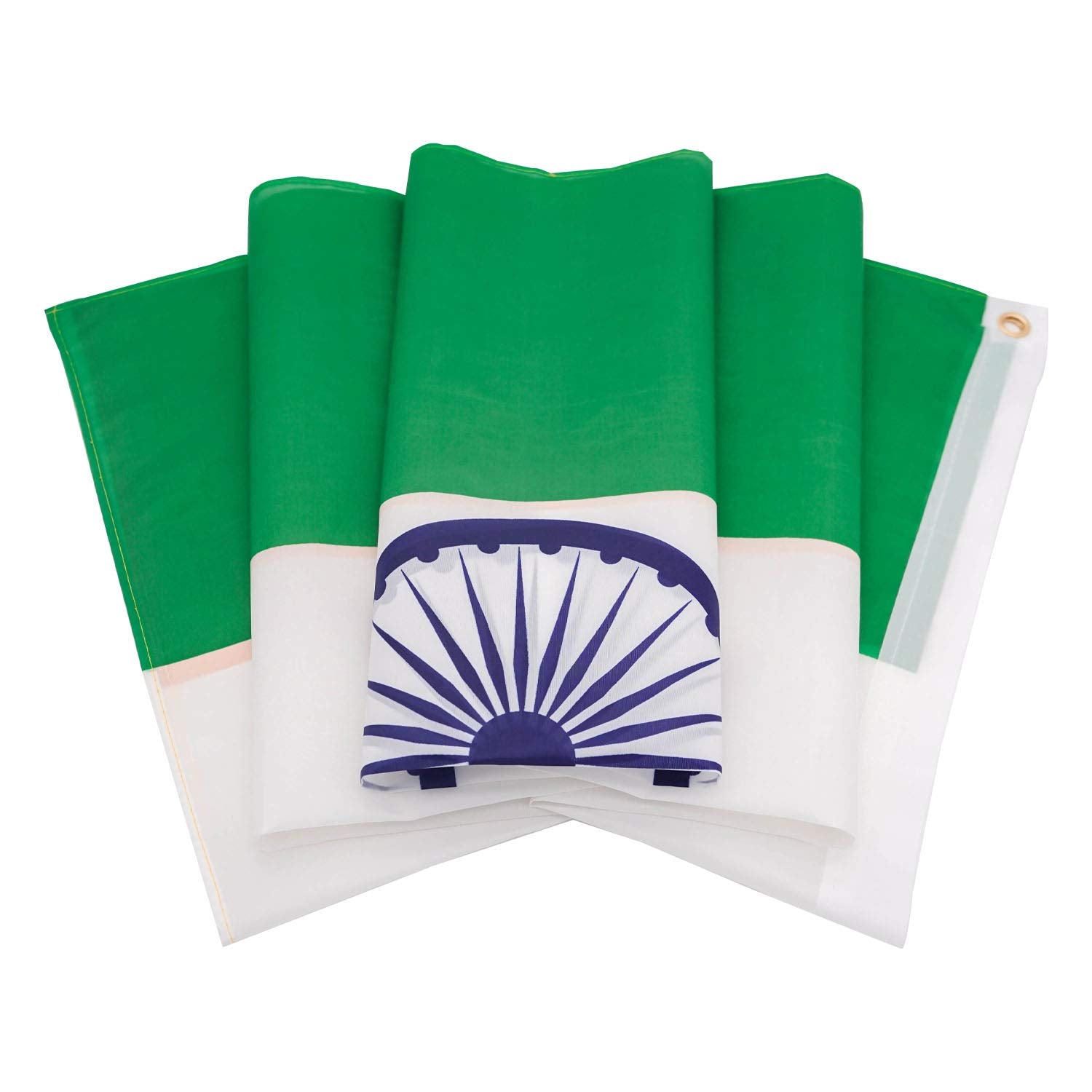 DANF 2 Pack India Flag 3X5 FT Indian National Flags Polyester with Brass Grommets 3 x 5 Foot