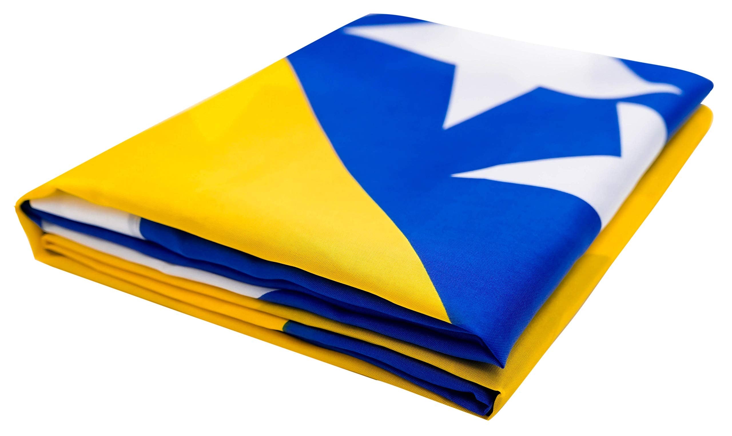 DANF Bosnia and Herzegovina Flag 3x5 Foot Polyester Bosnia & Herzegovina National Flags Polyester with Brass Grommets 3 X 5 Ft