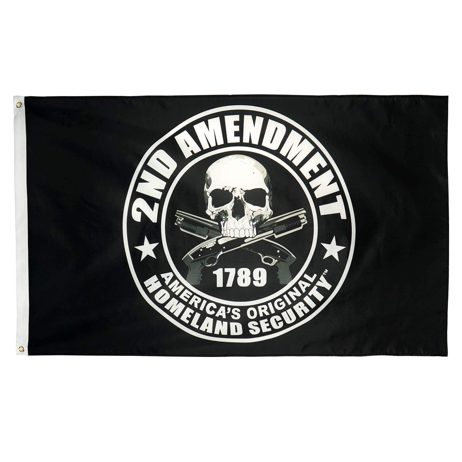 DANF FLAG 2nd Amendment Flag 3 x 5 FT America's Original Homeland Security Polyester Banner Flag With Grommets