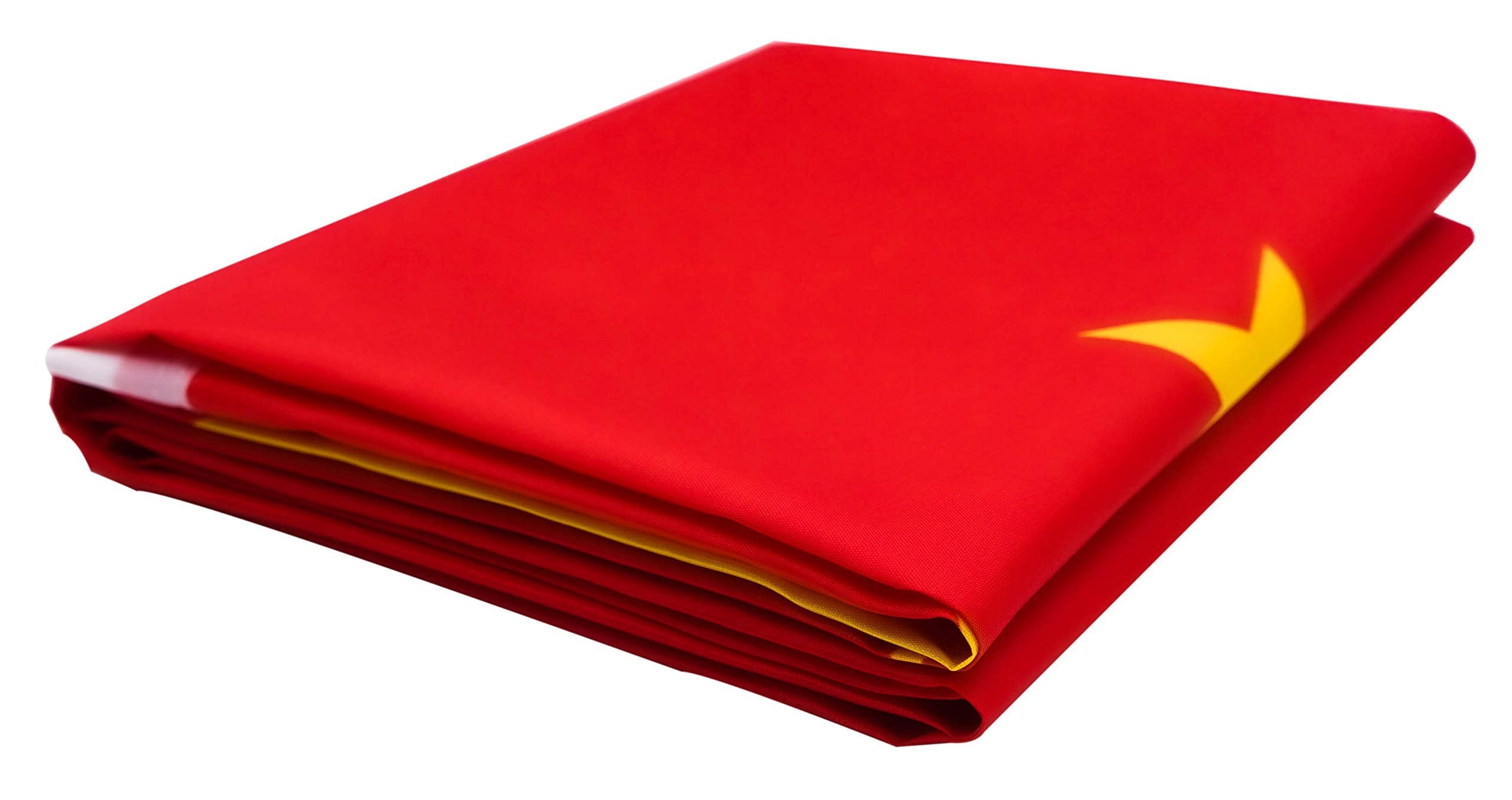 DANF China Flag 3x5 Ft Thick Polyester, Fade Resistant, Brass Grommets, Canvas Header, Double Sided Chinese National Flags 3x5 Feet