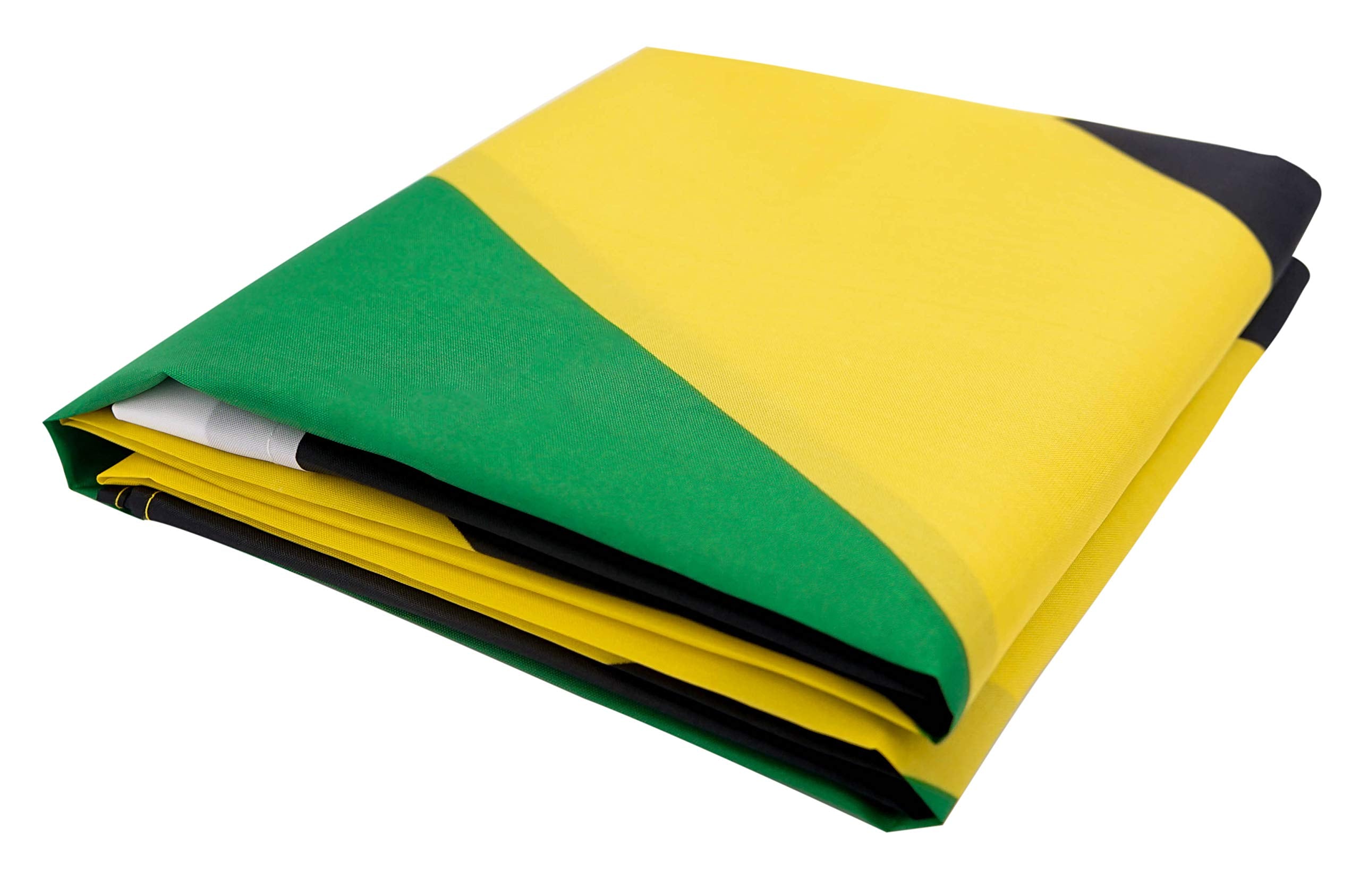 DANF 2 Pack Jamaica Flag 3X5 FT Jamaican National Flags Polyester with Brass Grommets 3 X 5 Foot