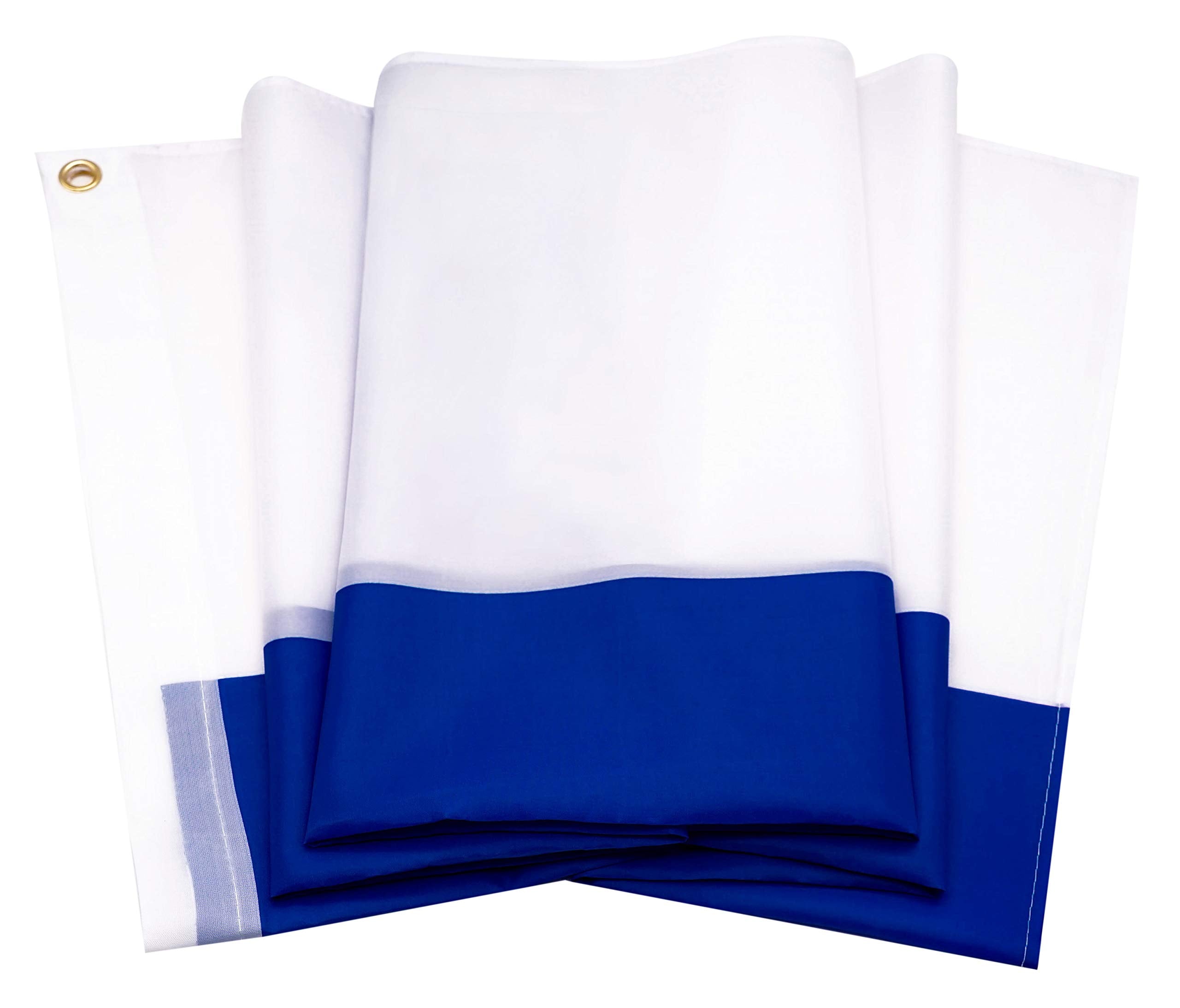 DANF Finland Flag 3ftx5ft Polyester Finnish National Flags with Brass Grommets 3 X 5 FOOT