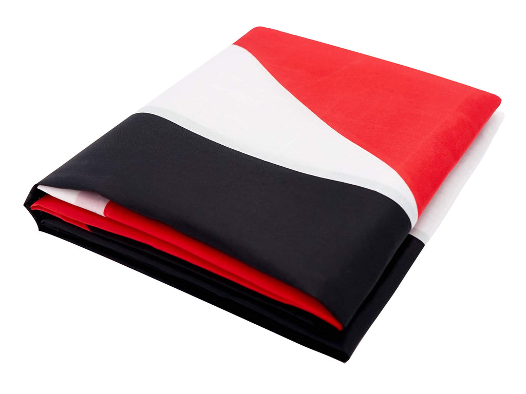 DANF Jordan Flag 3x5 Foot Polyester National Flags with Brass Grommets 3 X 5 Ft