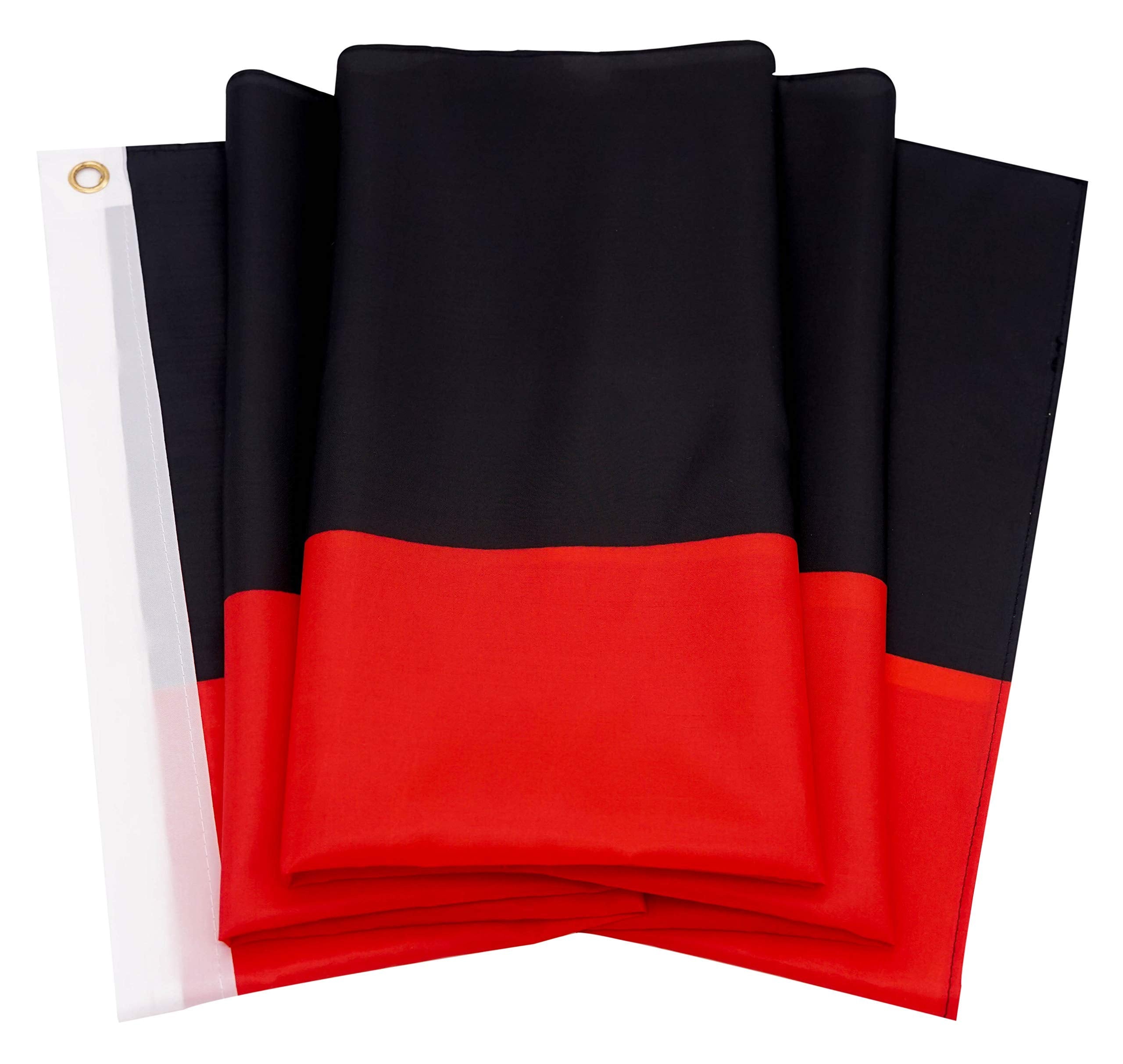 DANF FLAG Germany Flag 3x5 Foot Polyester German National Flags Polyester with Brass Grommets 3 X 5 Ft