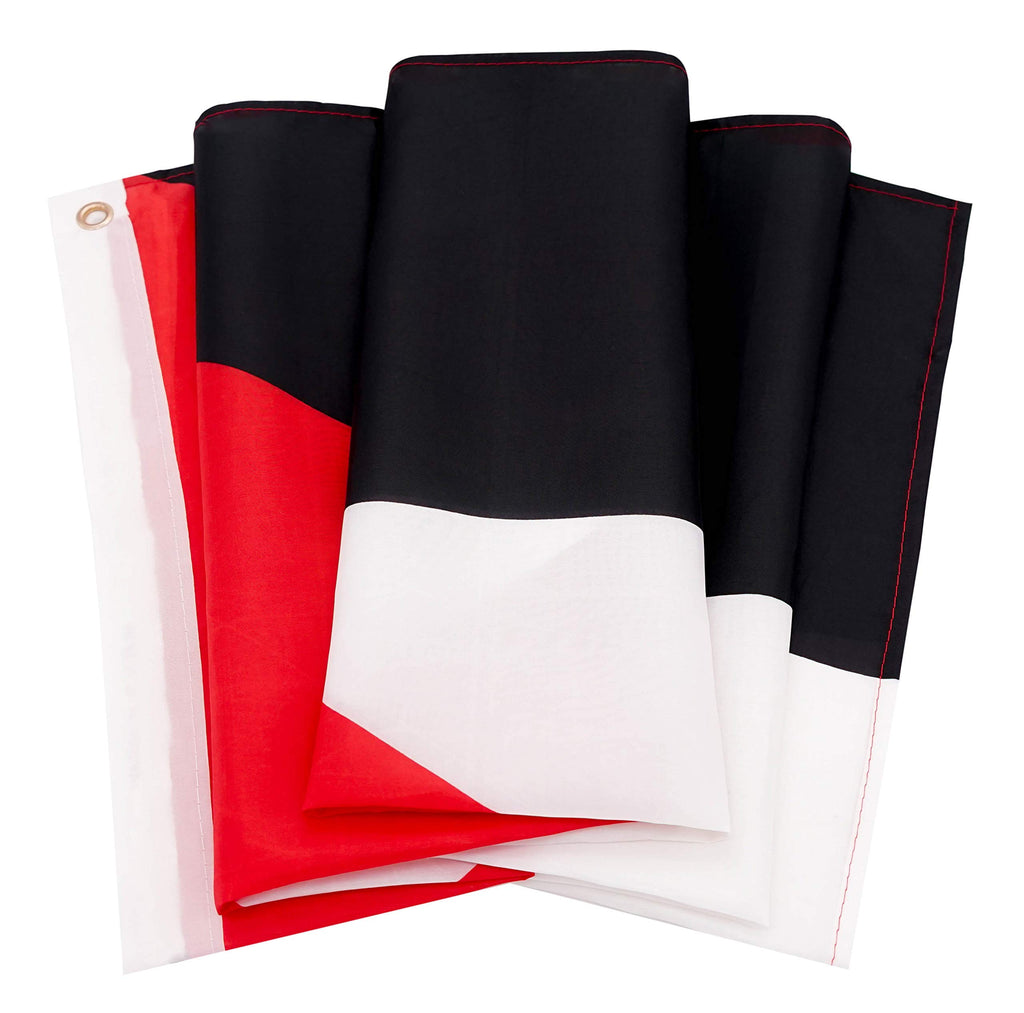 DANF Jordan Flag 3x5 Foot Polyester National Flags with Brass Grommets 3 X 5 Ft