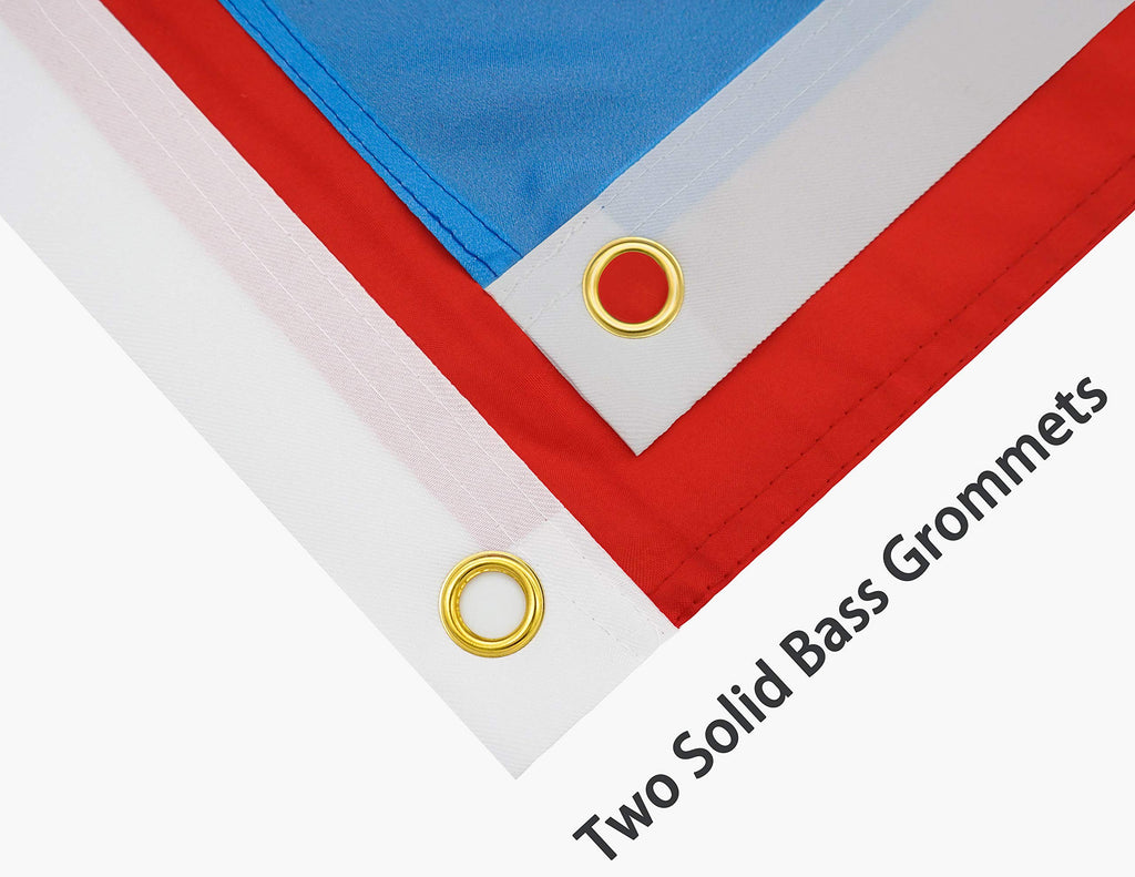 DANF Armenia Flag 3x5 Ft Thick Polyester, Fade Resistant, Brass Grommets, Canvas Header,Double Sided Armenian Flags 3 x 5 Feet