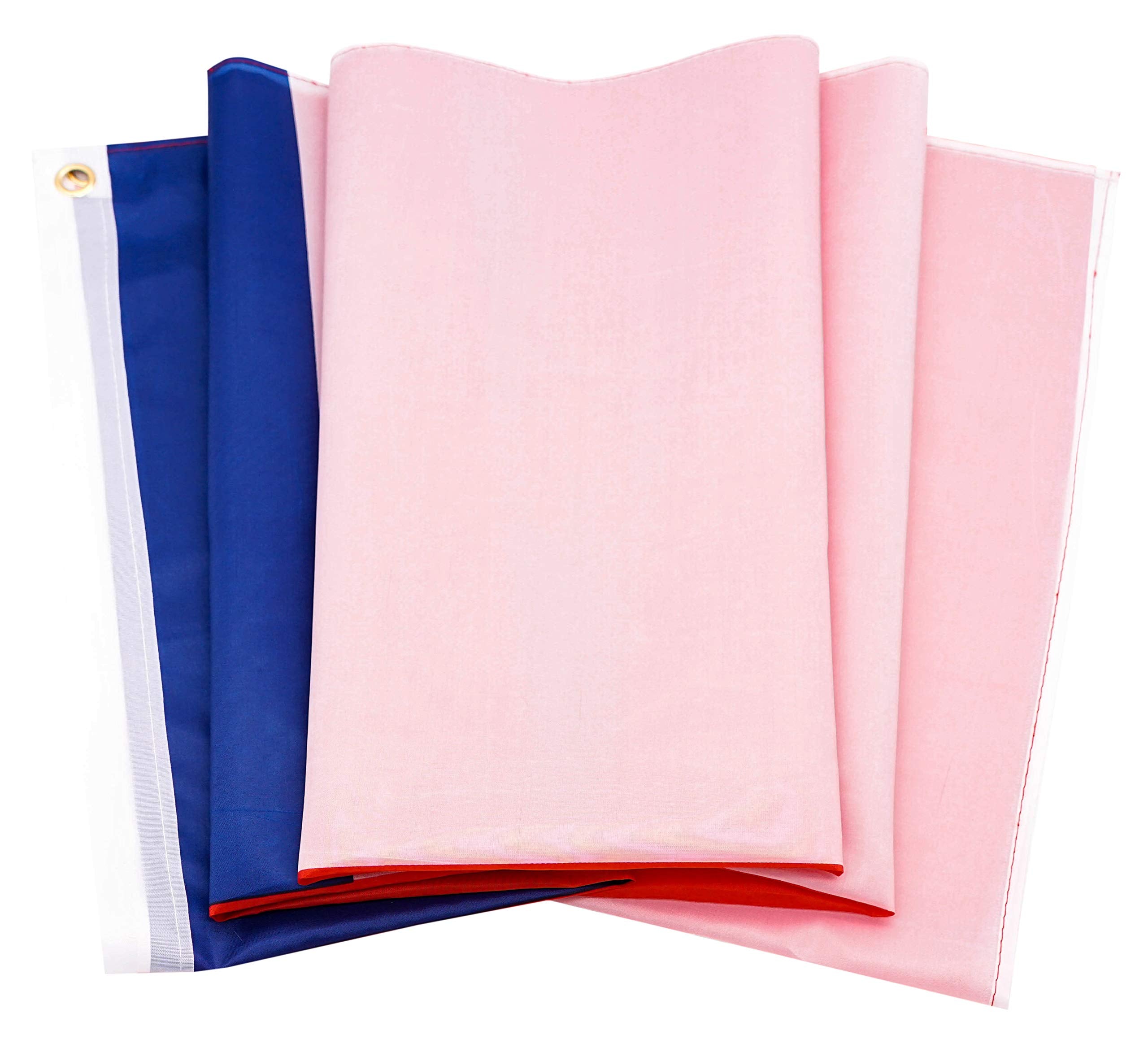 DANF 2 Pack Chile Flag 3x5 Foot Chilean Flags Polyester with Brass Grommets 3 X 5 Ft