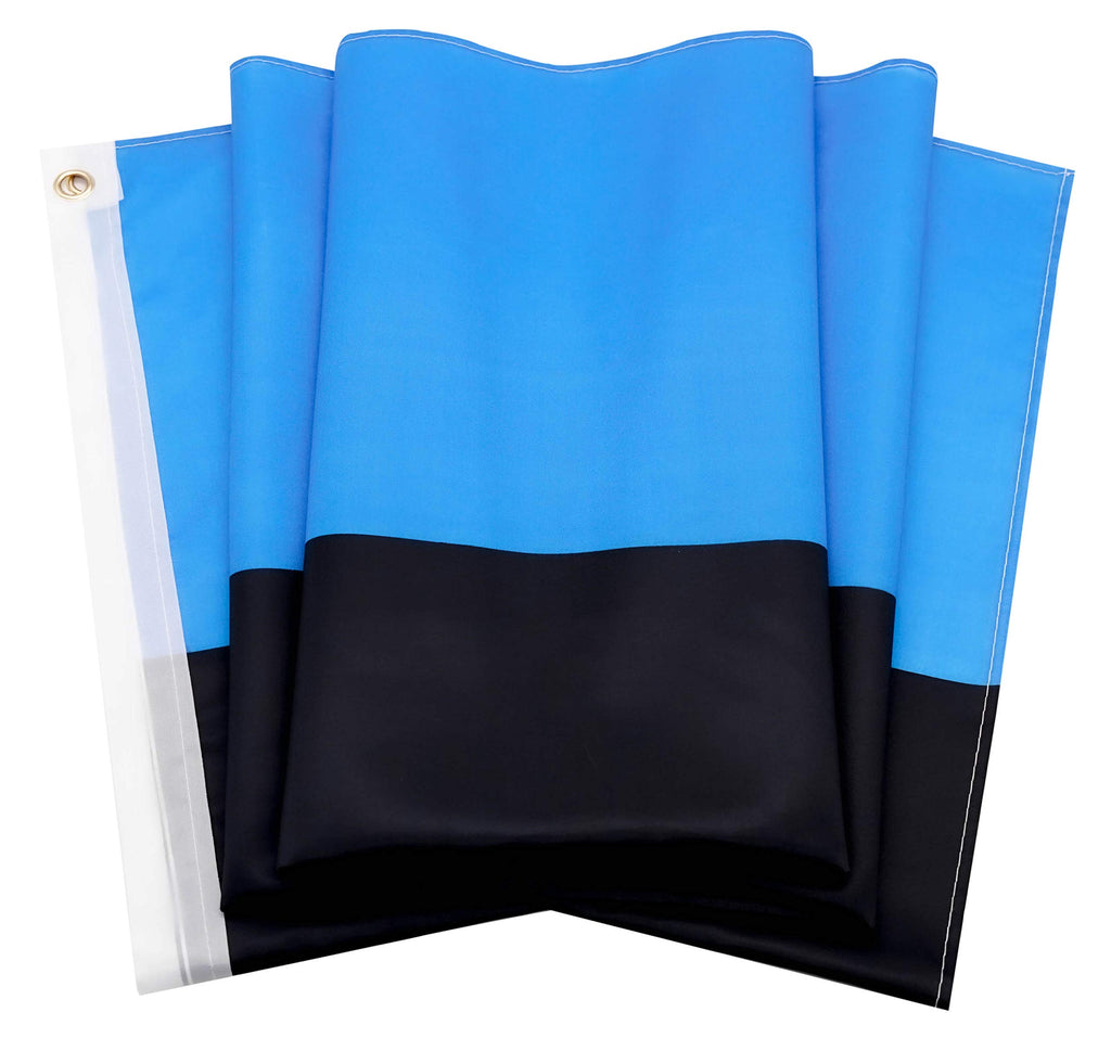 DANF FLAG Estonia Flag 3x5 Foot Polyester Estonian National Flags Polyester with Brass Grommets 3 X 5 Ft