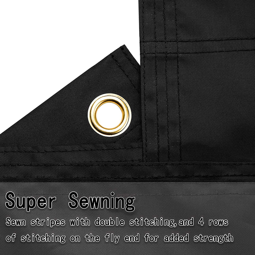 American Flag 3x5 Ft for Outside, Heavy Duty Nylon US Flags for High Wind Outdoor, Fade Resistant and Waterproof USA Flag with Embroidered Stars, Sewn Stripes, Brass Grommets