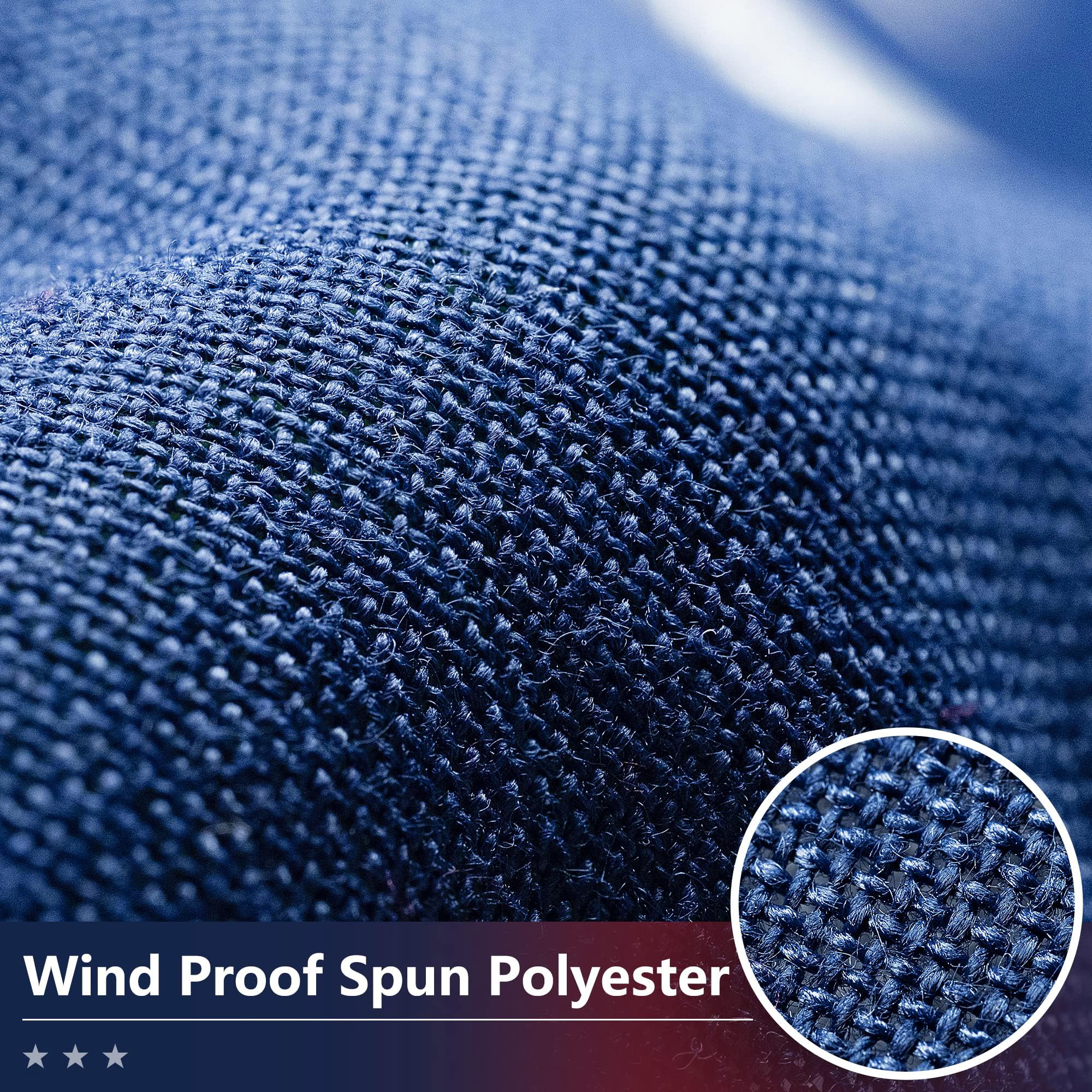 American Flag for Outside 3x5 Ft - TearProof Series Outdoor Use US Flags - Long Lasting, Fade Resistant - Thick Spun Polyester USA Banner - High Wind United States Flag - Embroidered Stars, Sewn Stripes, Brass Grommets