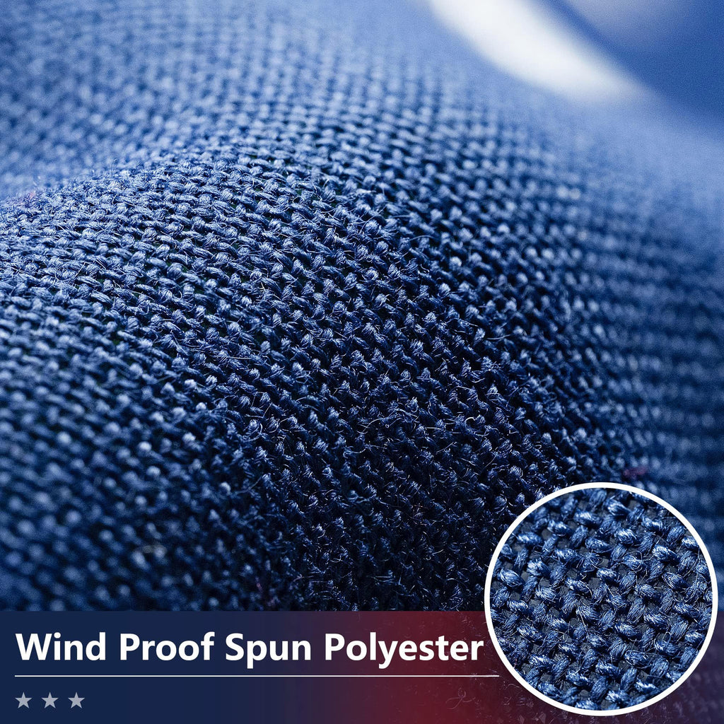 American Flag for Outside 3x5 Ft - TearProof Series Outdoor Use US Flags - Long Lasting, Fade Resistant - Thick Spun Polyester USA Banner - High Wind United States Flag - Embroidered Stars, Sewn Stripes, Brass Grommets